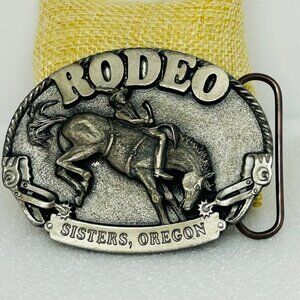 Sisters Oregon Rodeo Limited Edition Belt Buckle No. 127 Of 500 2011